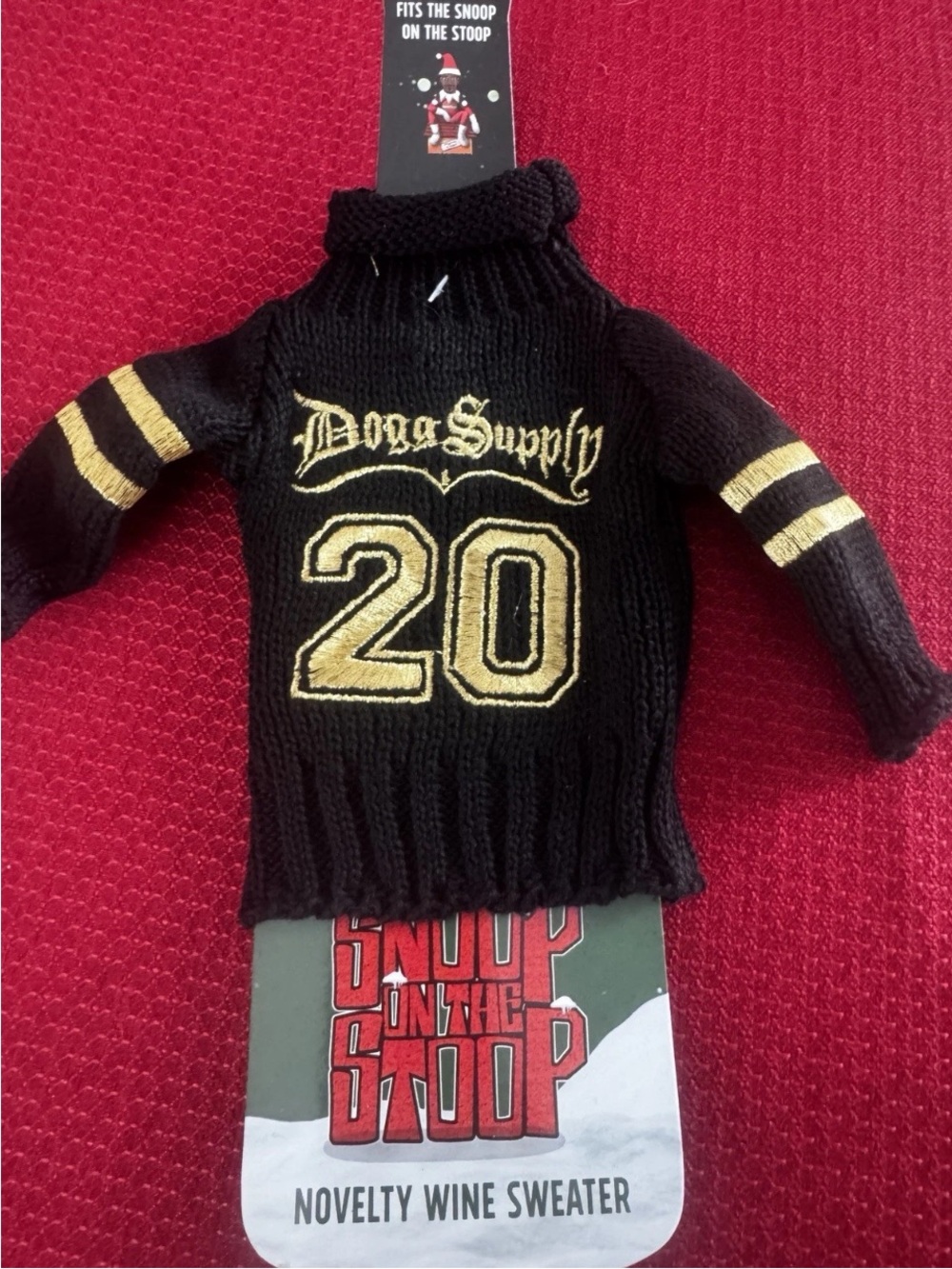 New Snoop Dogg Christmas Novelty Wine Sweater Snoop on the Stoop Hood Tradition